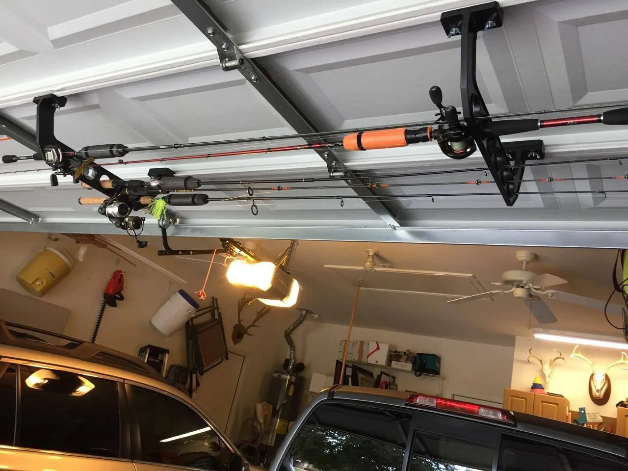 Garage Door Fishing Rod Rack | Cobra Rack | Garage Storage