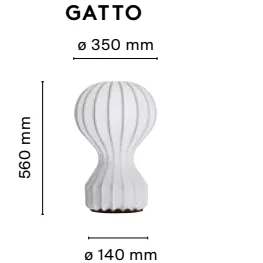Gatto Table Lamps
