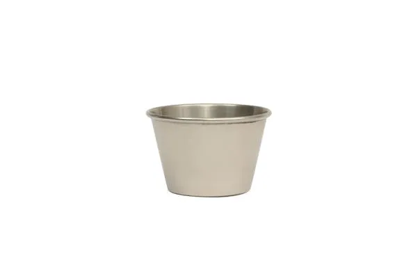 Genware RAMST2 2.5oz Stainless Steel Ramekin - Pack of 24