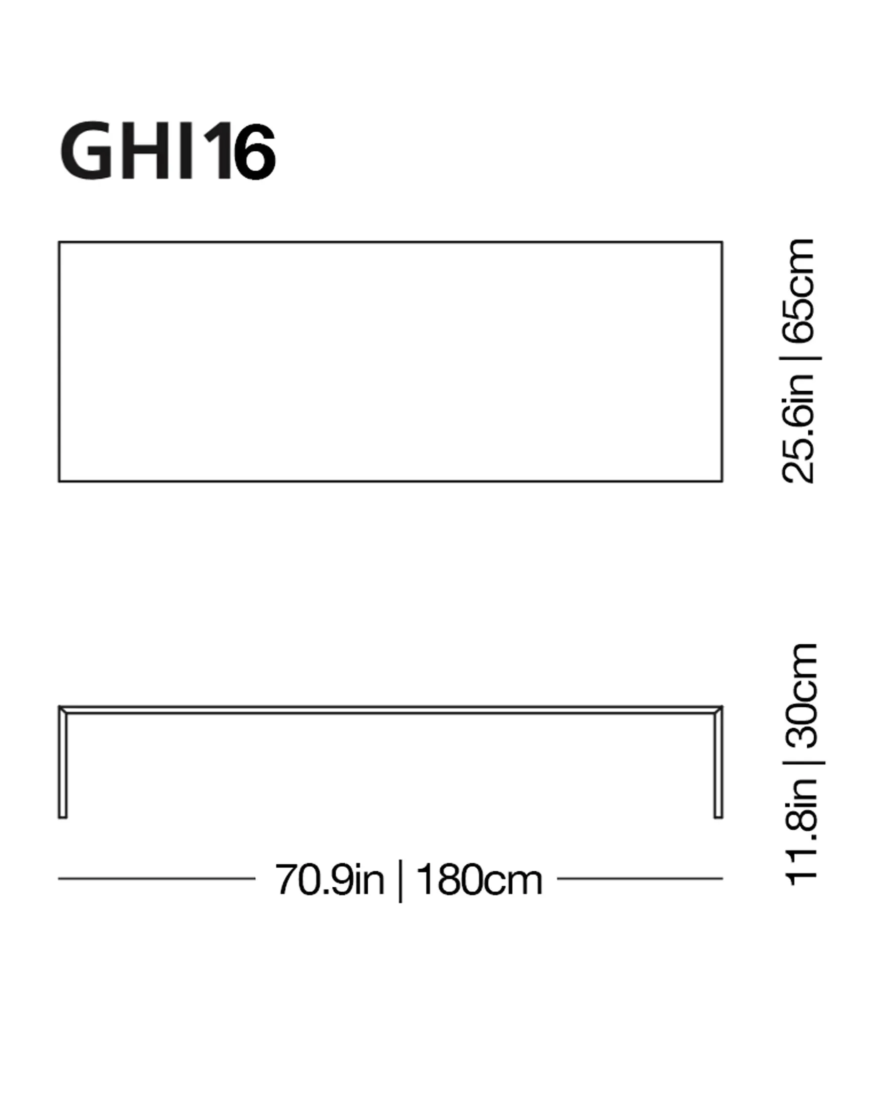 Ghiacciolo Ponte Glass Table