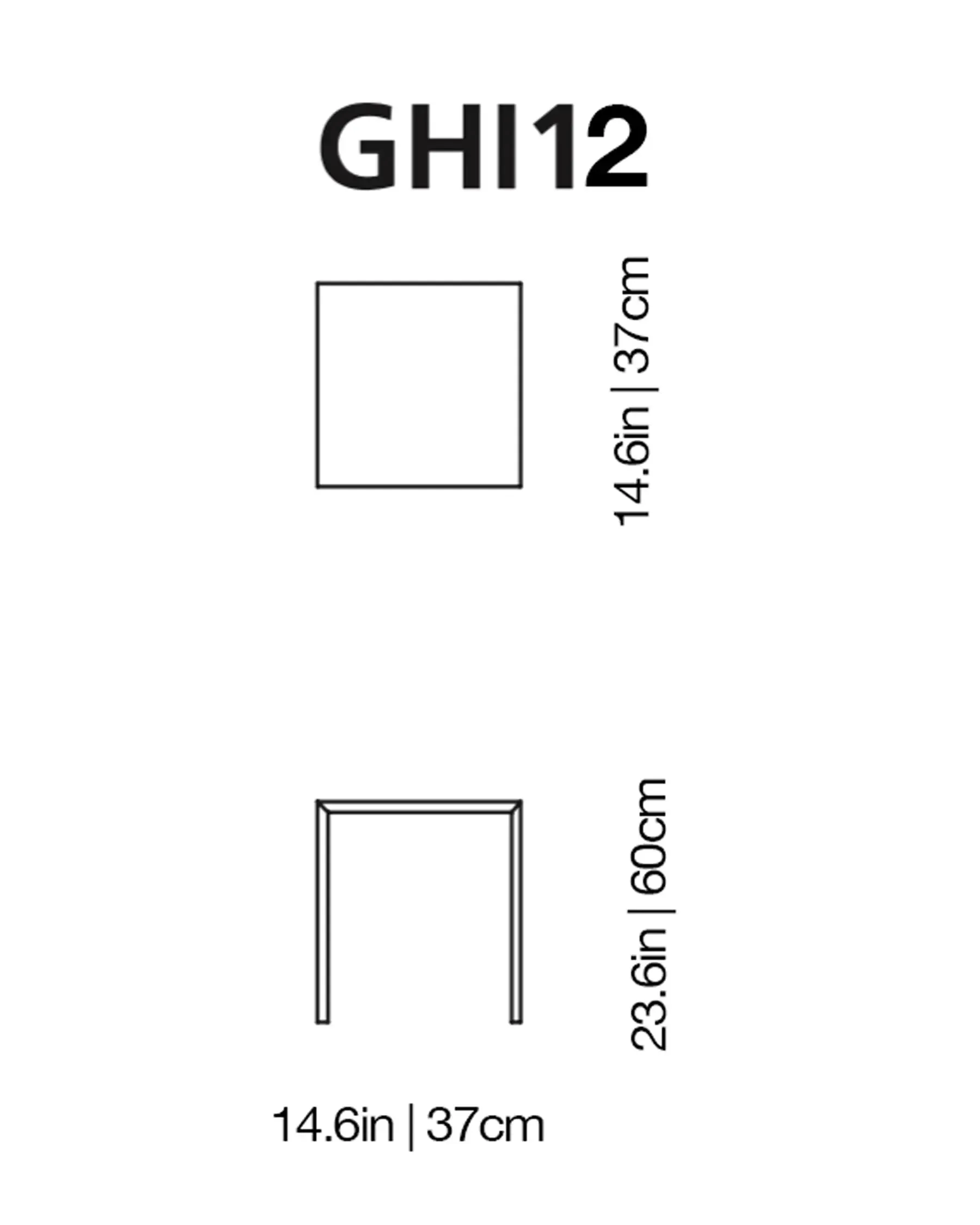 Ghiacciolo Ponte Glass Table