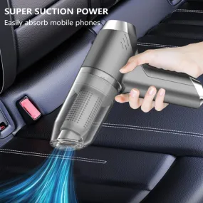 Handheld USB-charged Car Vacuum Cleaner| Powerful Blowing and Suction