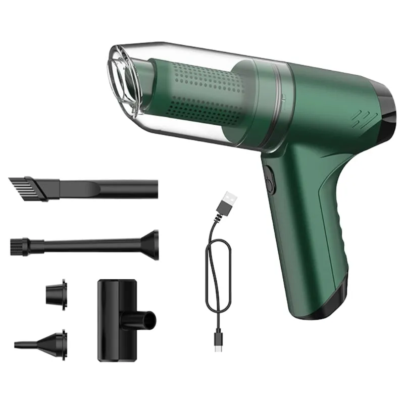 Handheld USB-charged Car Vacuum Cleaner| Powerful Blowing and Suction