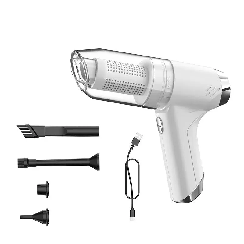 Handheld USB-charged Car Vacuum Cleaner| Powerful Blowing and Suction