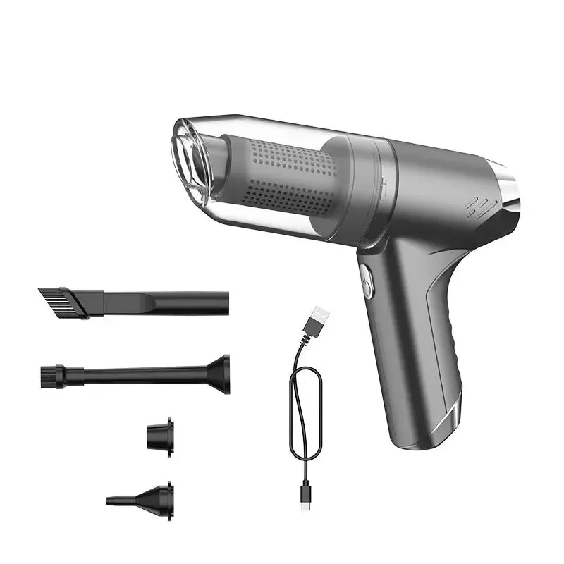 Handheld USB-charged Car Vacuum Cleaner| Powerful Blowing and Suction