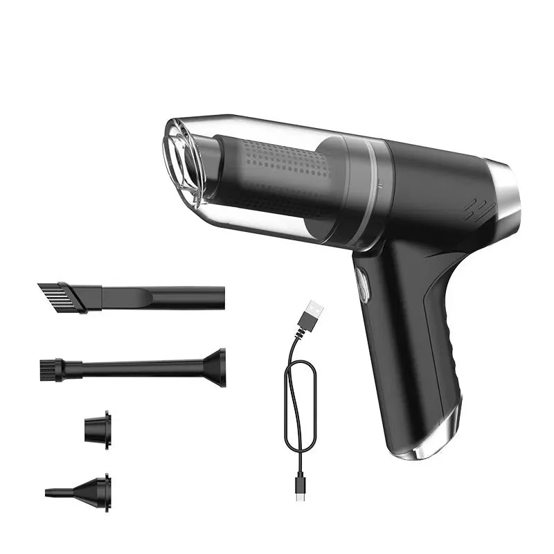 Handheld USB-charged Car Vacuum Cleaner| Powerful Blowing and Suction