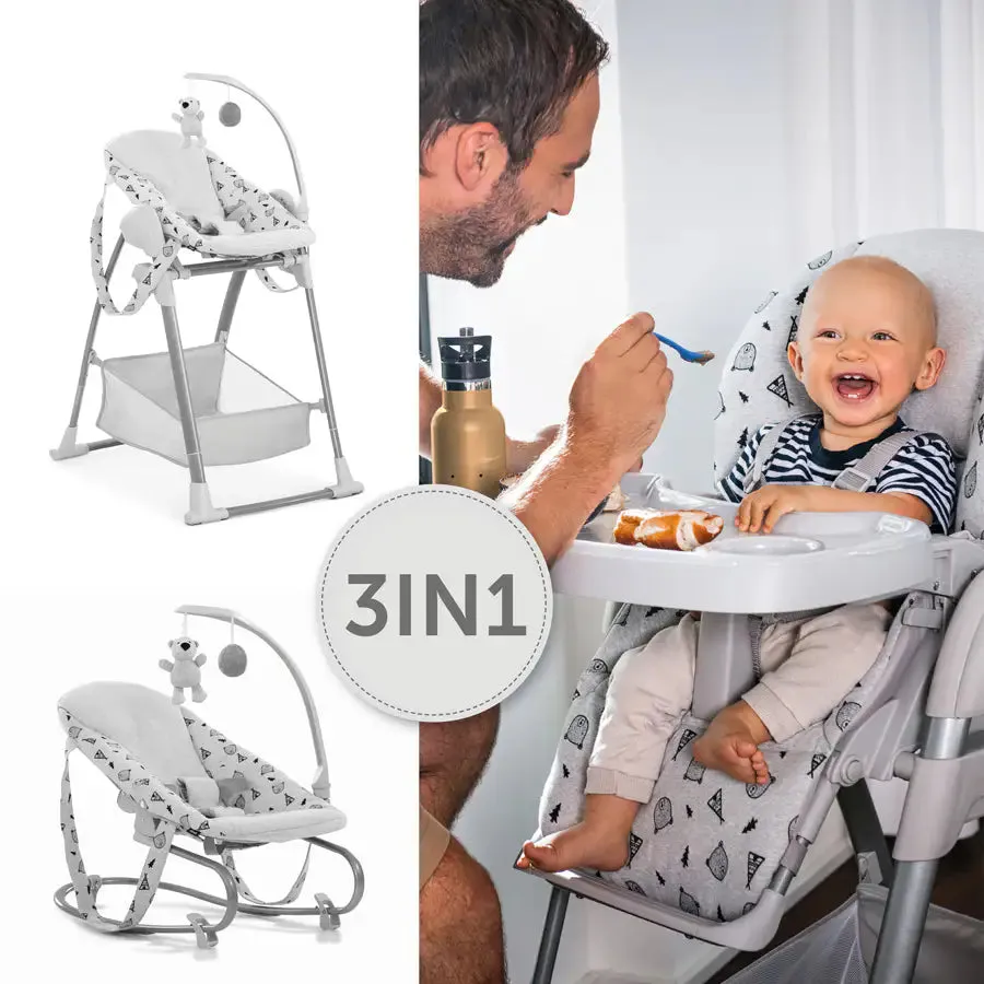 Hauck High Chairs Sit N Relax 3in1 (Grey)