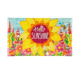 Hello Sunshine Embossed Floor Mat