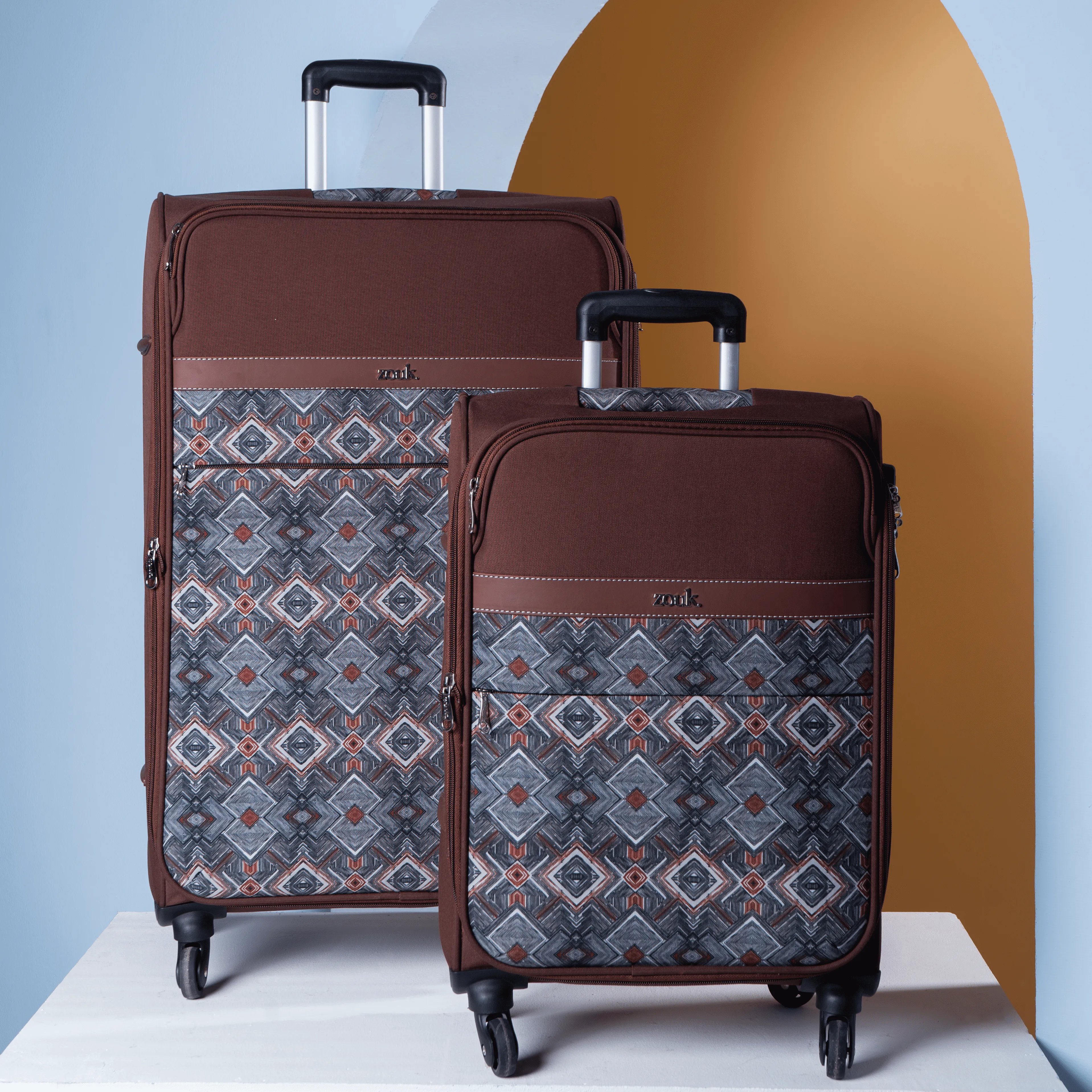 Himalayan Trails Avasa Trolley Bag Combo (Cabin & Large)