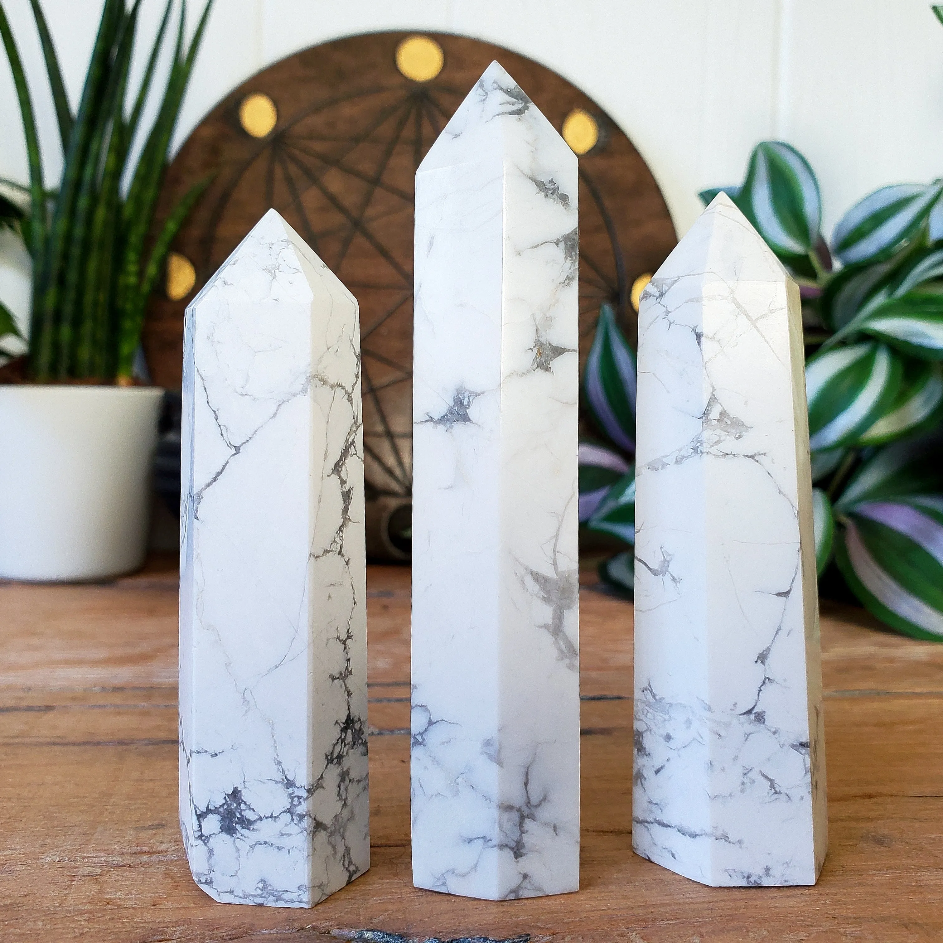 Howlite Points