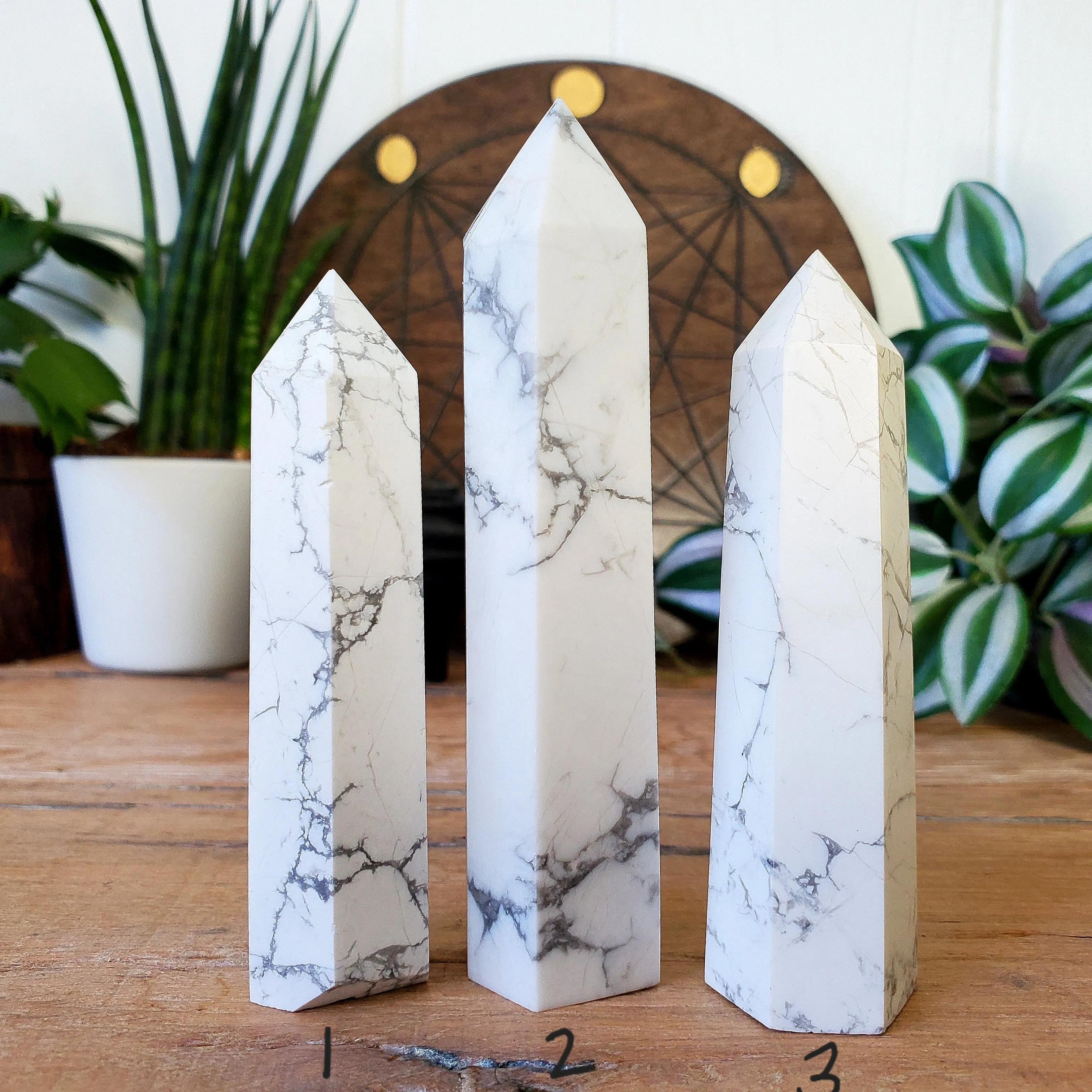 Howlite Points