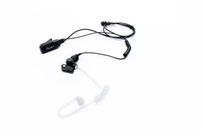 Impact Gold Series 1-Wire Surveillance Kit Hardwired with Acoustic Tube  for Two-Way Radio I5-G1W-AT1-HW