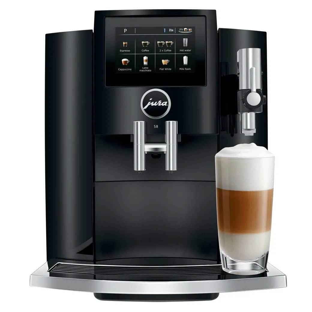Jura S8 Automatic Espresso Machine with P.E.P. - Factory Refurbished