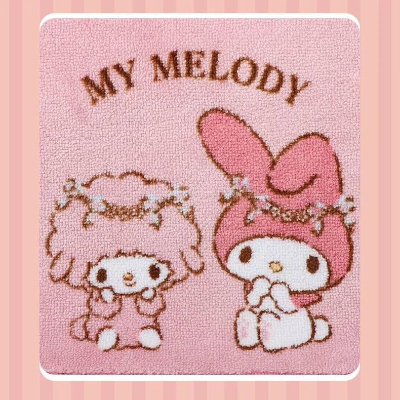 Kawaii Sanrio Cinnamoroll My Melody Flocked Floor Mat