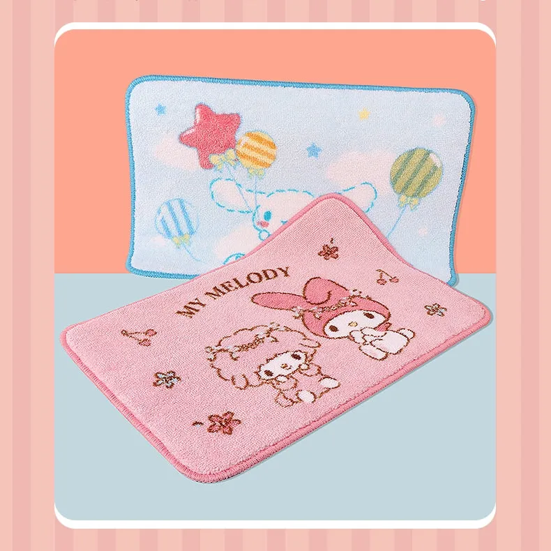 Kawaii Sanrio Cinnamoroll My Melody Flocked Floor Mat