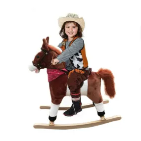 Kids Ride on Horse Rocking Horse Toy Rocker Seat Ride On Swing N Sway Toddlers Kids Ride On Rollers