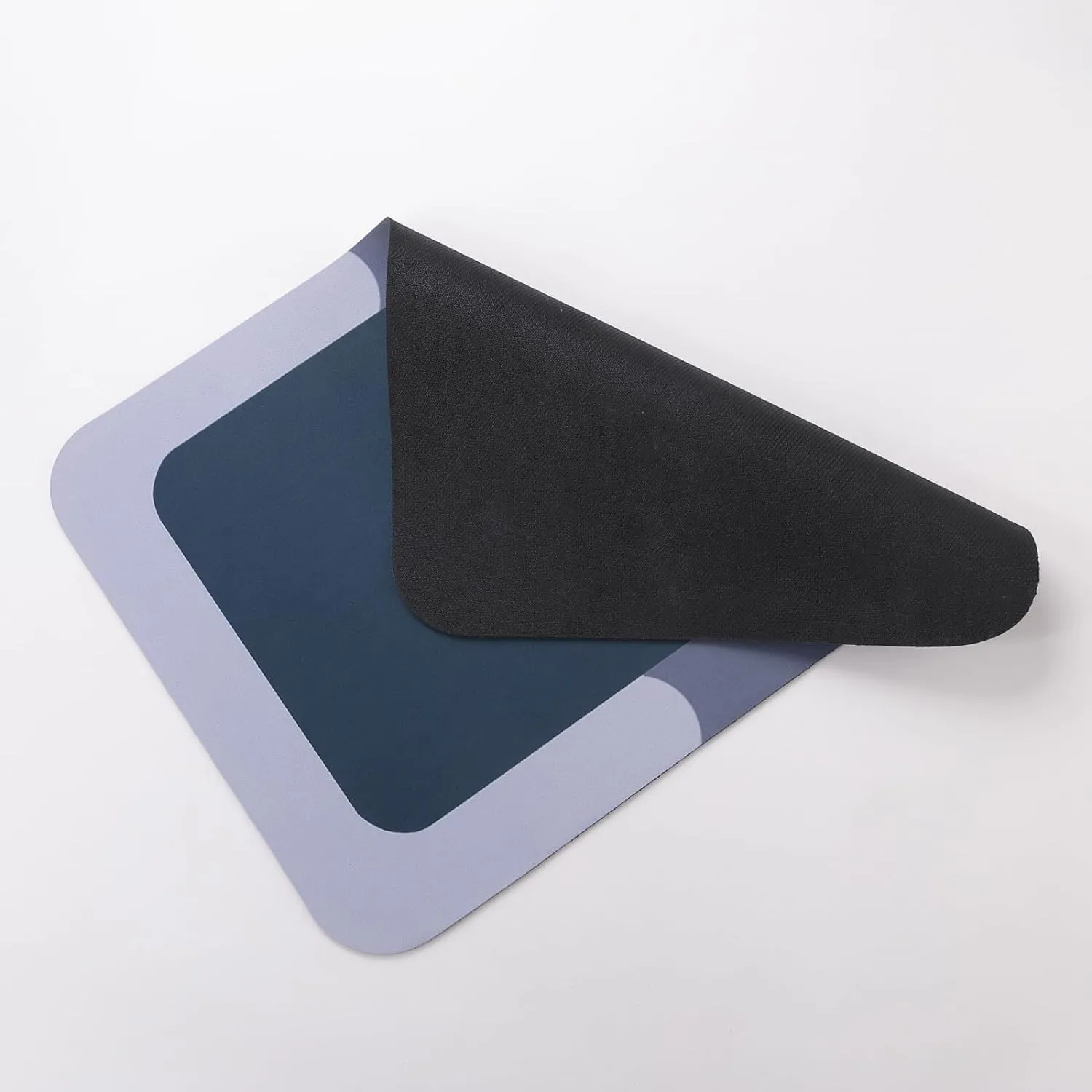 Kuber Industries PVC Kitchen Floor Mat|Anti-Skid Backing|Mats for Kitchen Floor |Easily Washable|Idol for Home, Kitchen Entrance| CF-220807 |Pack of 3| Gray