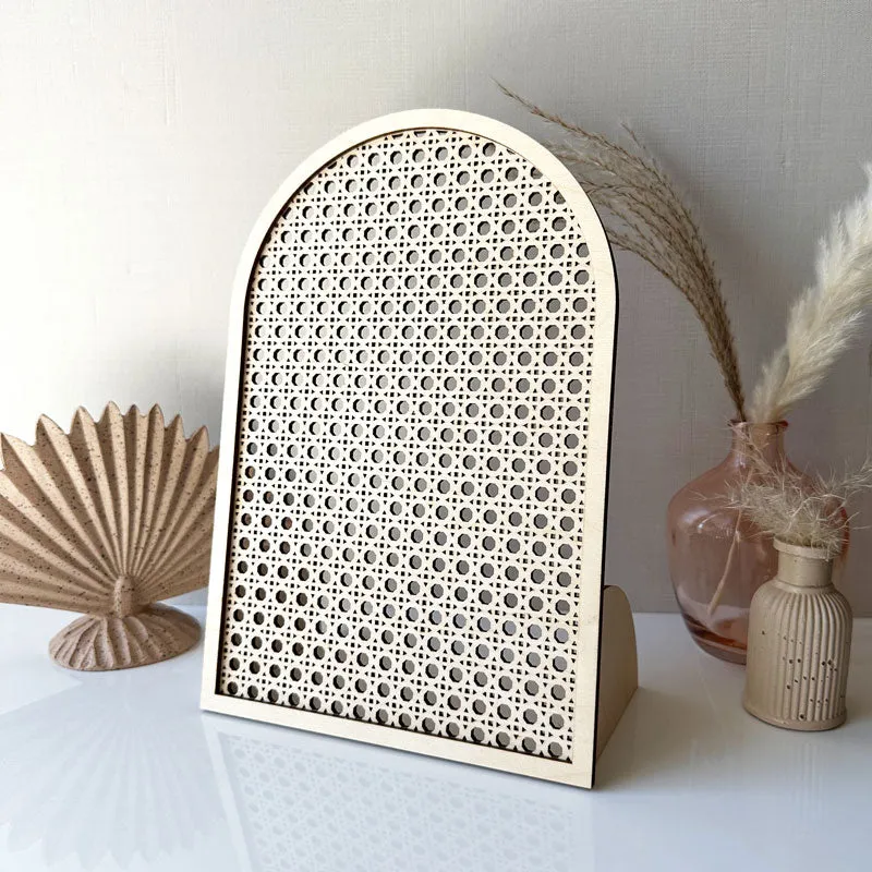 Large Rattan Earring Stand