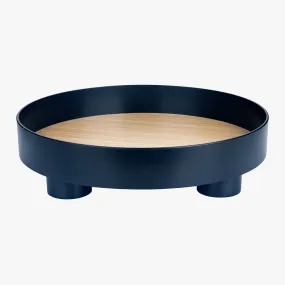 LAYER Round Decorative Tray (ABS, Black)