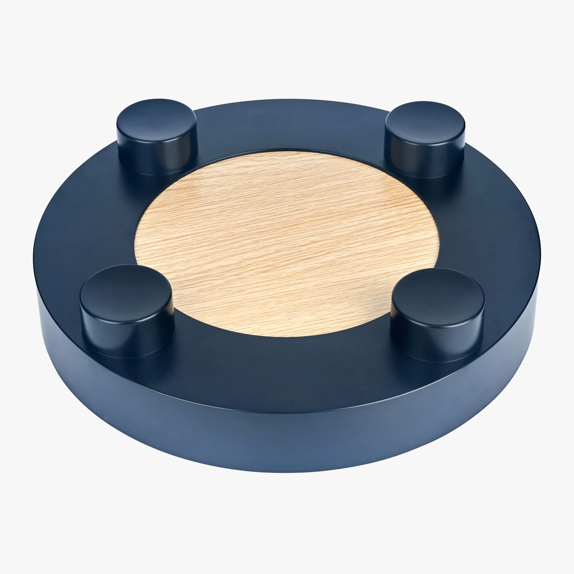 LAYER Round Decorative Tray (ABS, Black)