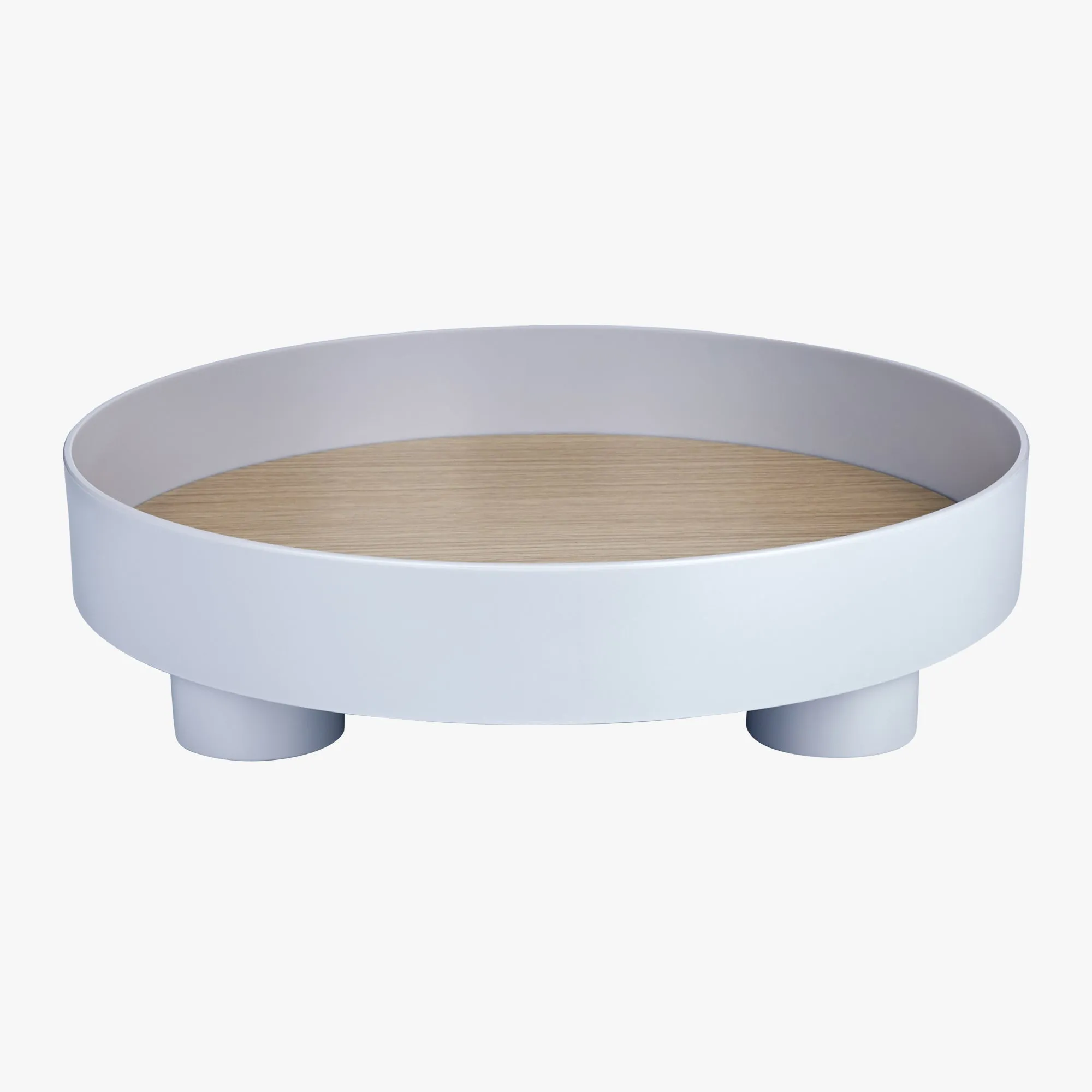 LAYER Round Decorative Tray (ABS, Grey)