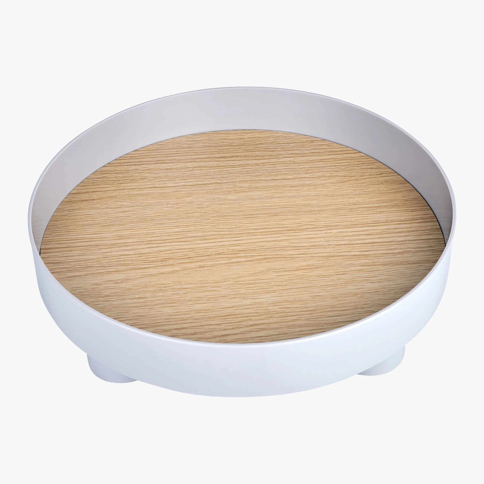 LAYER Round Decorative Tray (ABS, Grey)