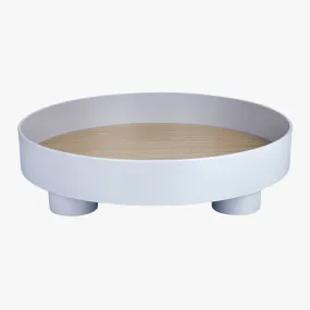 LAYER Round Decorative Tray (ABS, Grey)