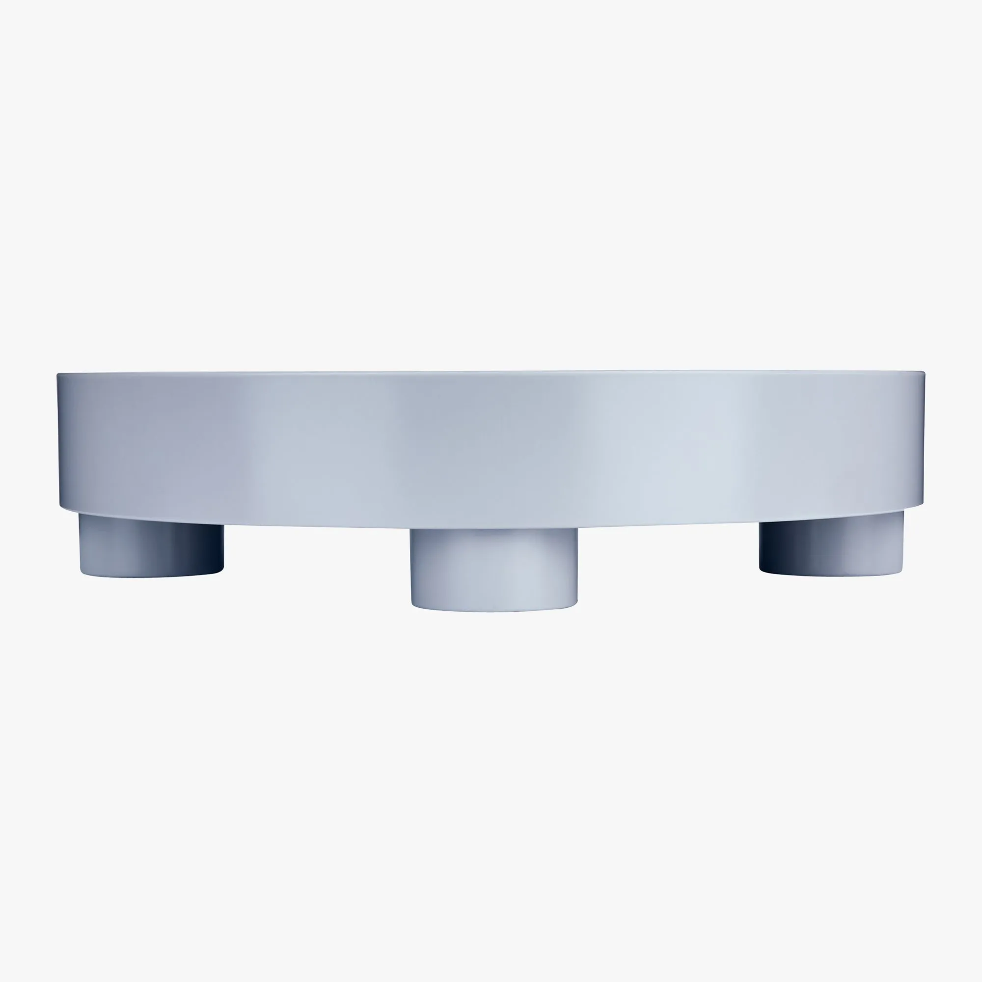 LAYER Round Decorative Tray (ABS, Grey)