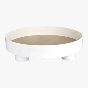 LAYER Round Decorative Tray (ABS, White)