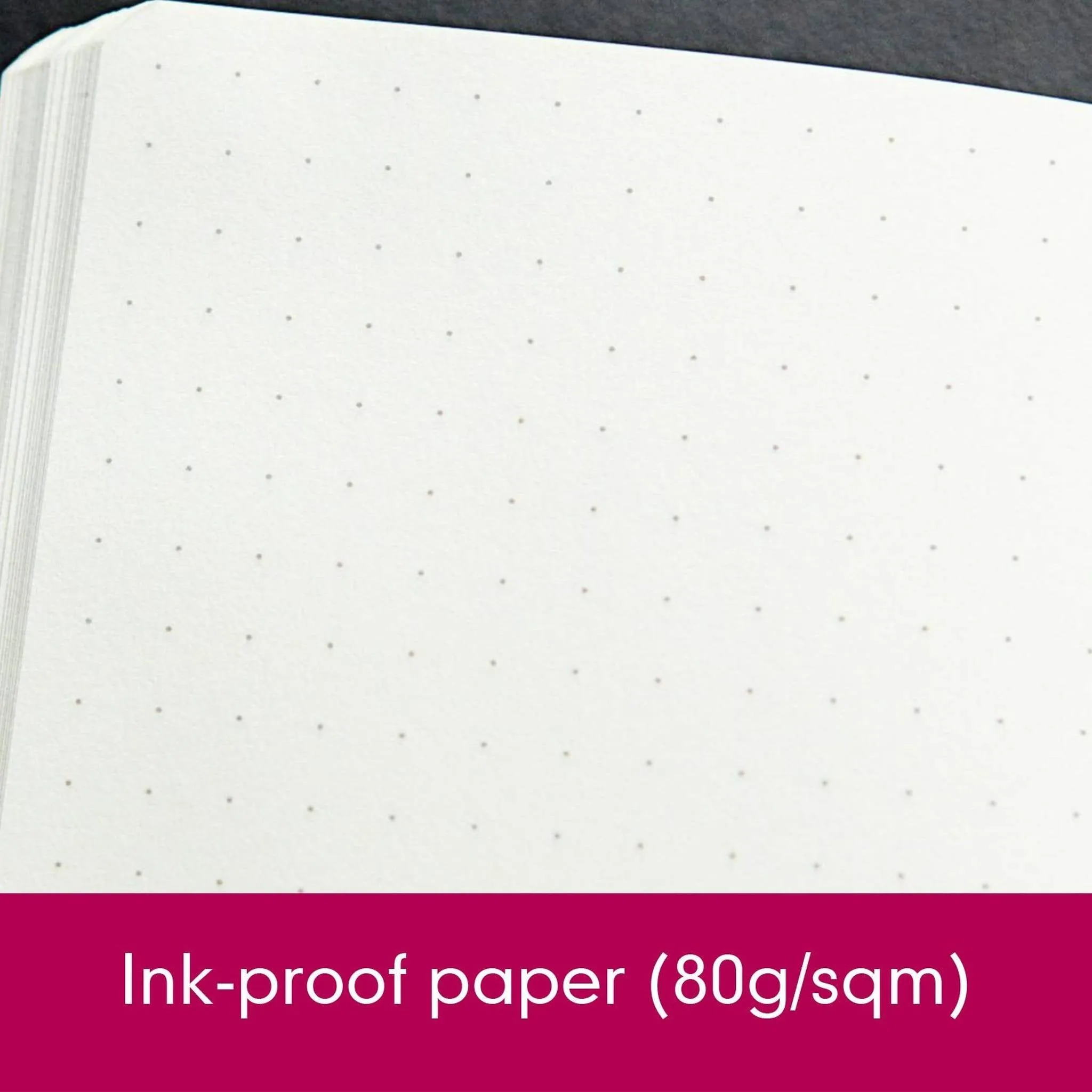 Leuchtturm1917 Medium A5 Dotted Hardcover Notebook (Berry) - 249 Numbered Pages