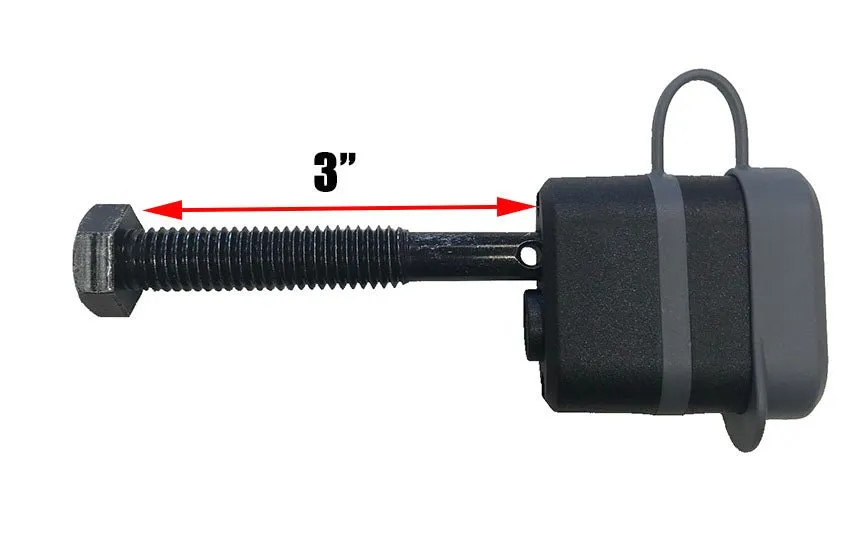 Locking Threaded Hitch Pin - Destination Rack