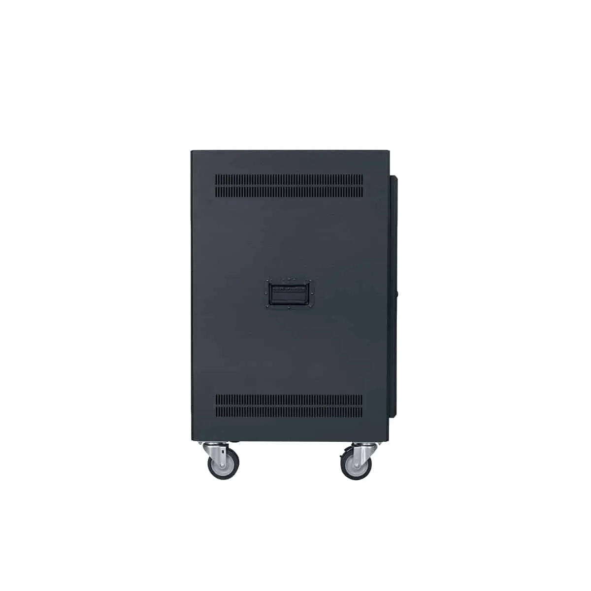 Lowell Mfg Equipment Rack-Portable-21U, 22in Deep, With Solid Door