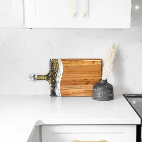 Lynn   Liana Large Acacia Cheese Board in Onyx