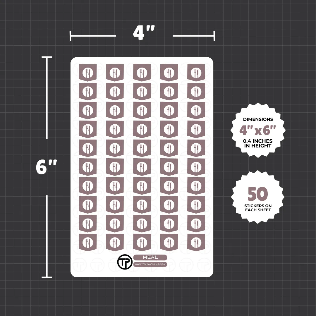 Meal - Planner Stickers