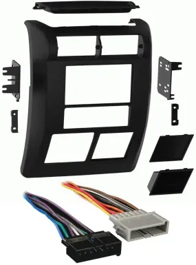 Metra 95-6549 2-DIN Dash Kit For Select 97-02 Jeep Wrangler w/ Harness Combo