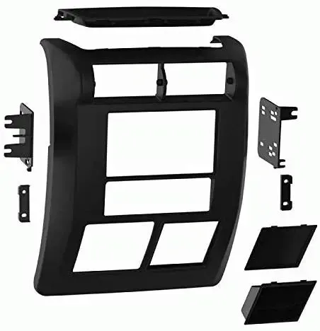 Metra 95-6549 2-DIN Dash Kit For Select 97-02 Jeep Wrangler w/ Harness Combo