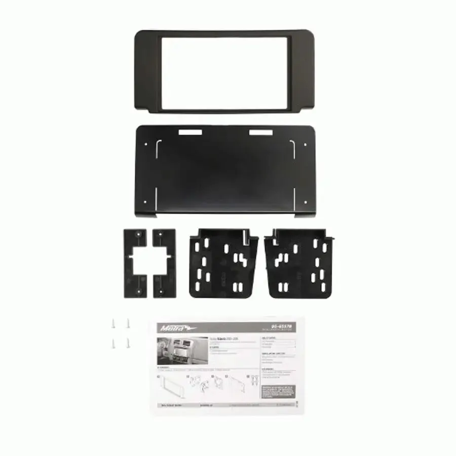 Metra 95-6557B Double DIN Car Dash Kit For Dodge Dakota 2005-2007 Matte Black