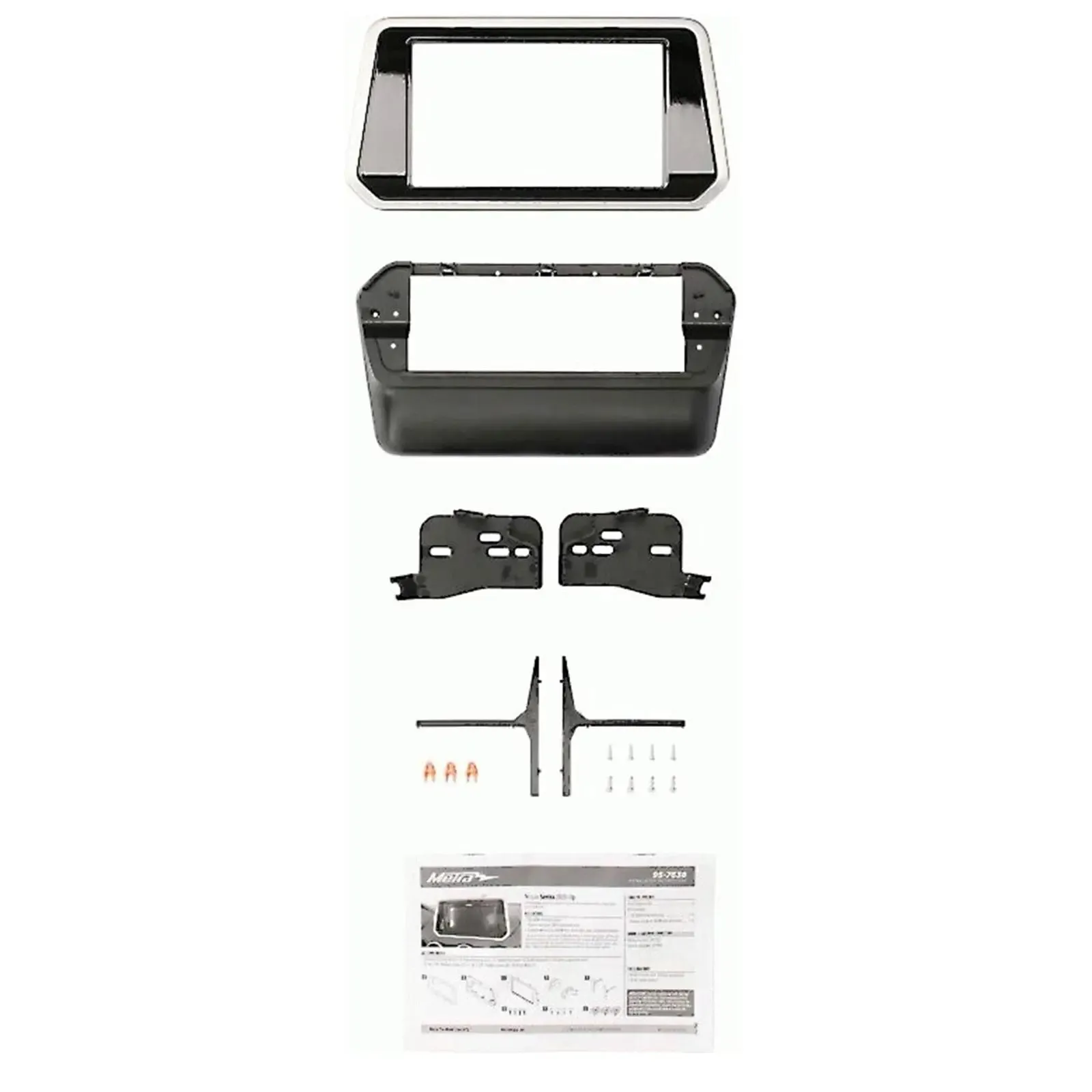 Metra 95-7638 Double DIN Dash Kit for Nissan Sentra 2020-Up (Gloss Black)