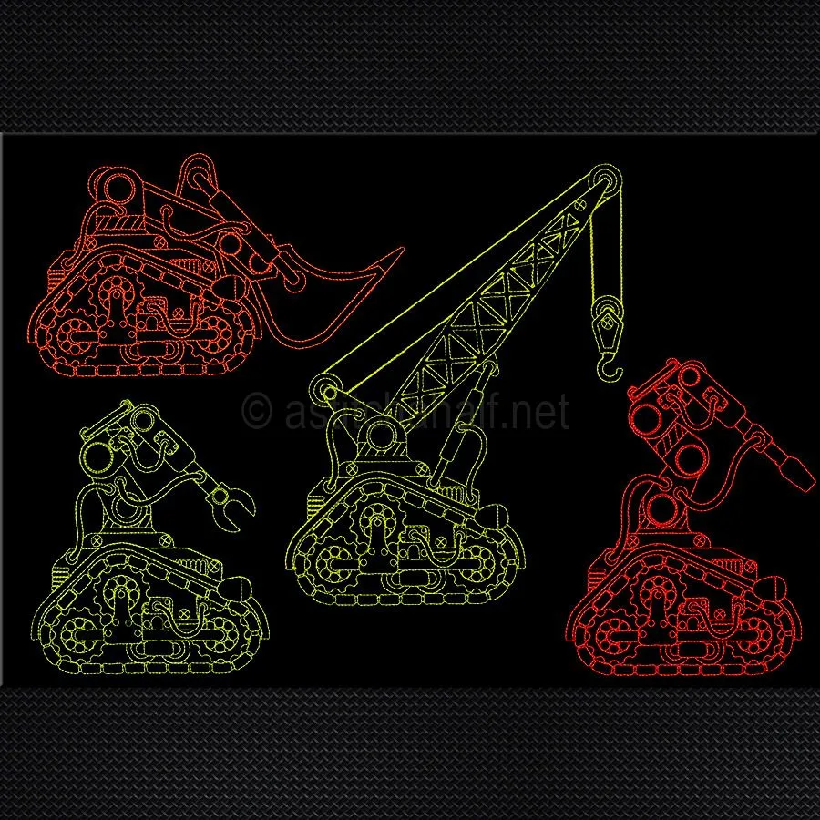 Mighty Machines in Stitches Combo