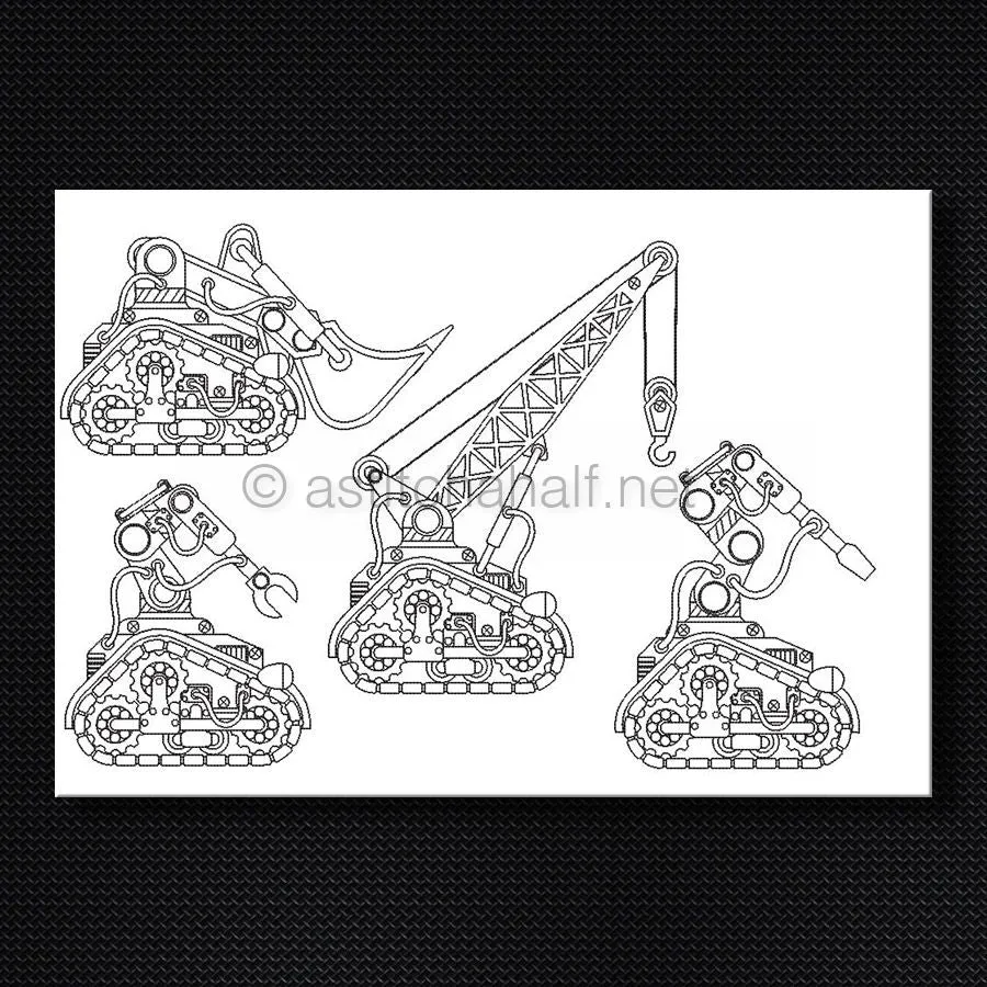 Mighty Machines in Stitches Combo
