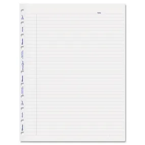 Miraclebind Ruled Paper Refill Sheets For All Miraclebind Notebooks And Planners, 11 X 9.06, White/blue Sheets, Undated