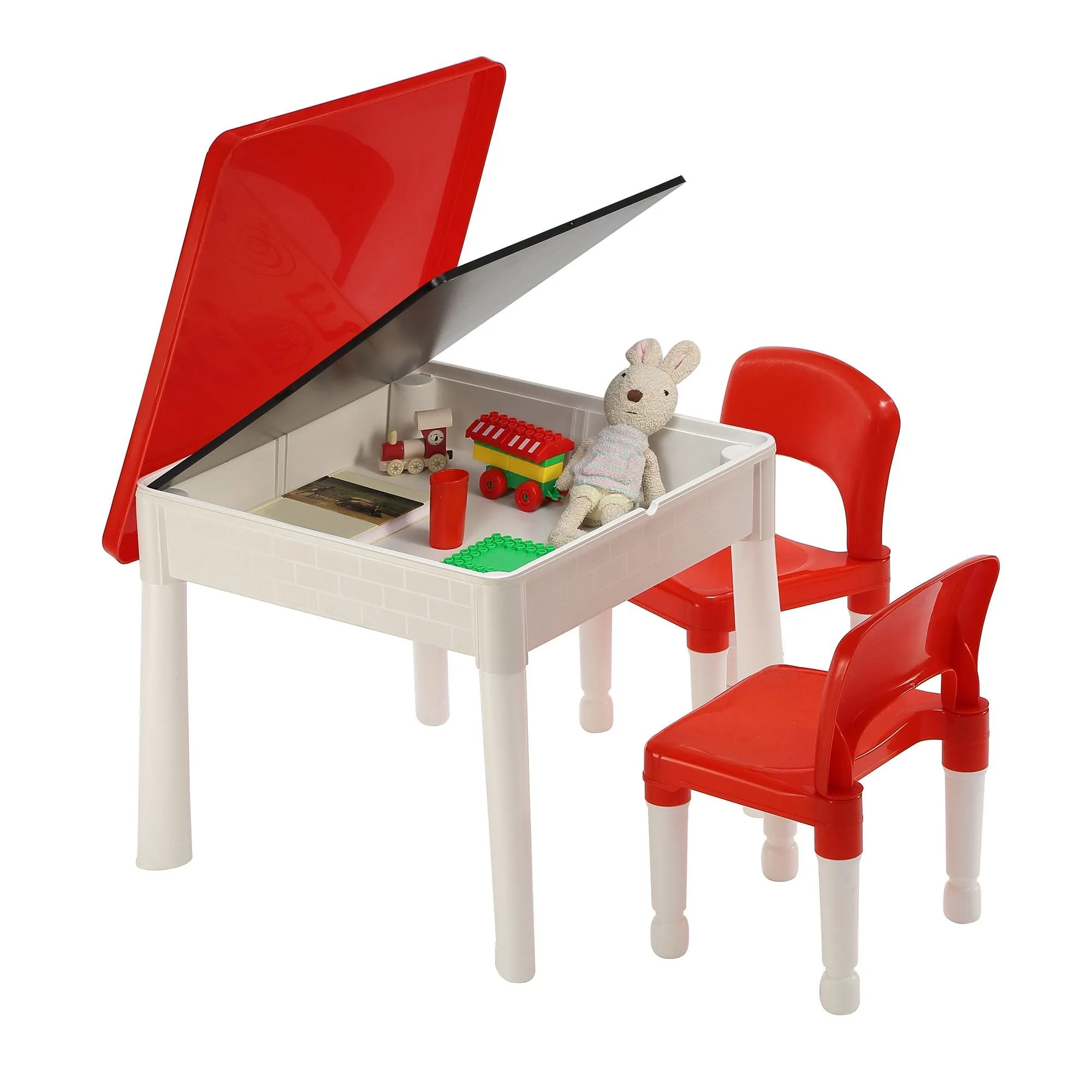 Multi Activity Table with White Board and Chalk Board