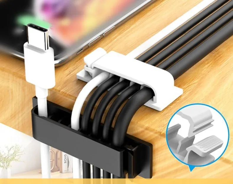 Multipurpose Self-Adhesive Cable Organizer