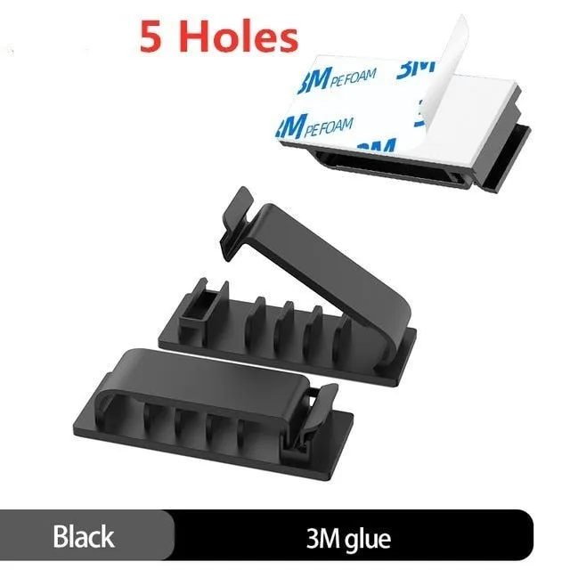 Multipurpose Self-Adhesive Cable Organizer