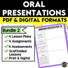 Oral Presentations Bundle #2