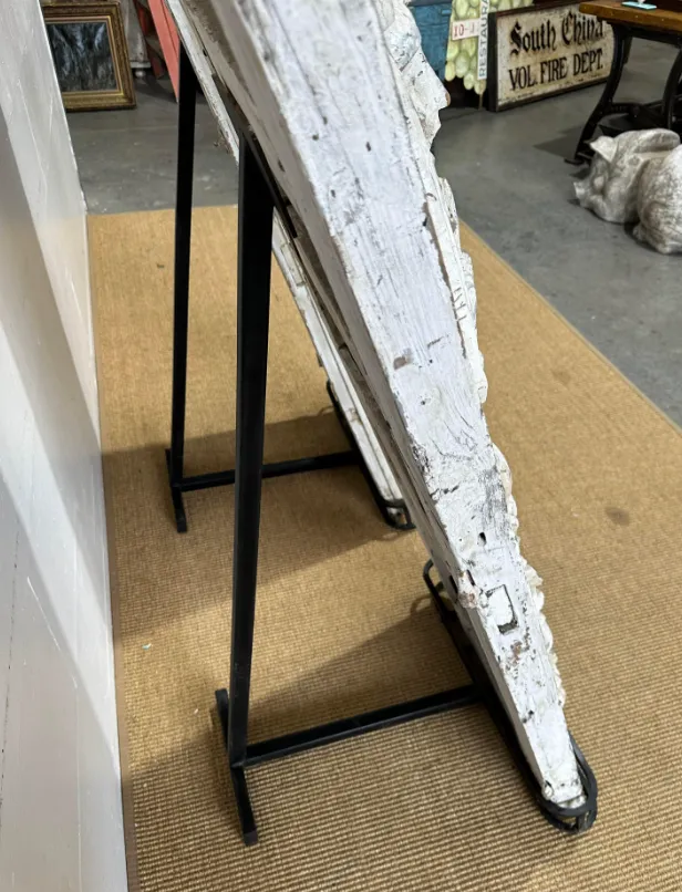 Pair of 18th C. Spanish Doors with Custom Stands