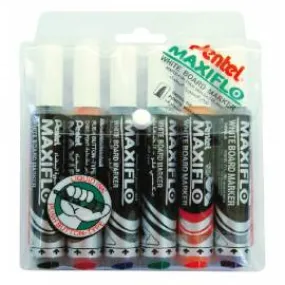 Pentel MWL6 Maxiflo White Boar Marker Chisel