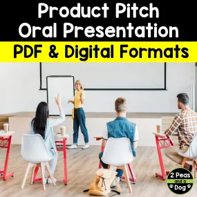 Persuasive Oral Presentation Product Pitch Assignment
