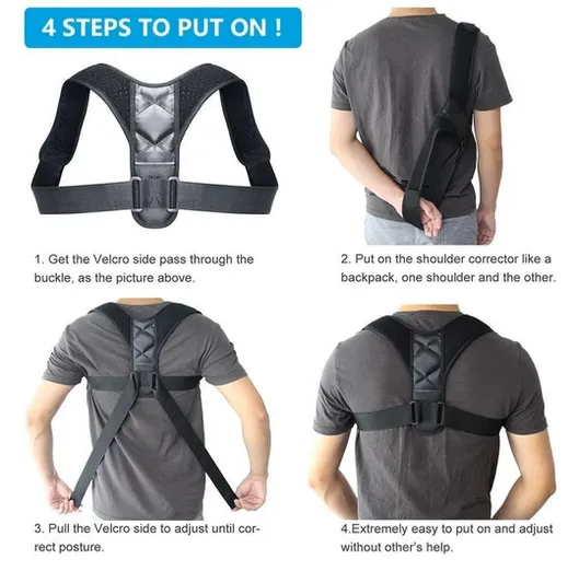 Posture Correction Back Brace(Adjustable to All Body Sizes)