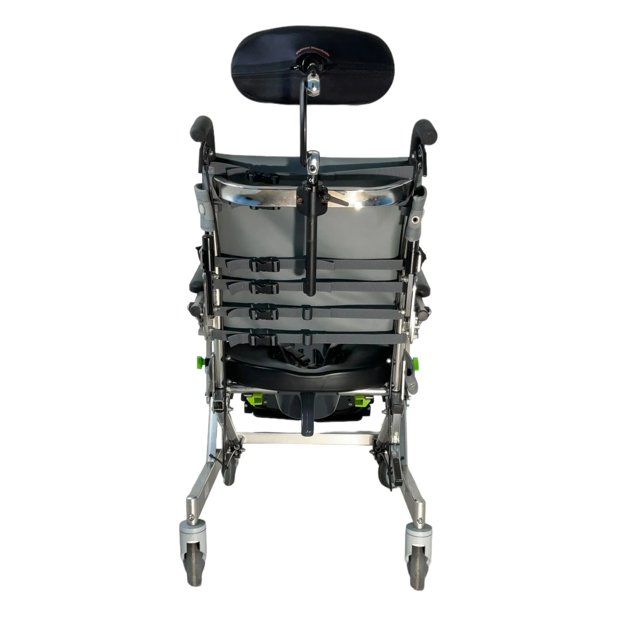 Raz Designs Raz-AT Attendant Tilt Shower Chair | 18 x 19 inch Seat | Bodypoint Chest Belt